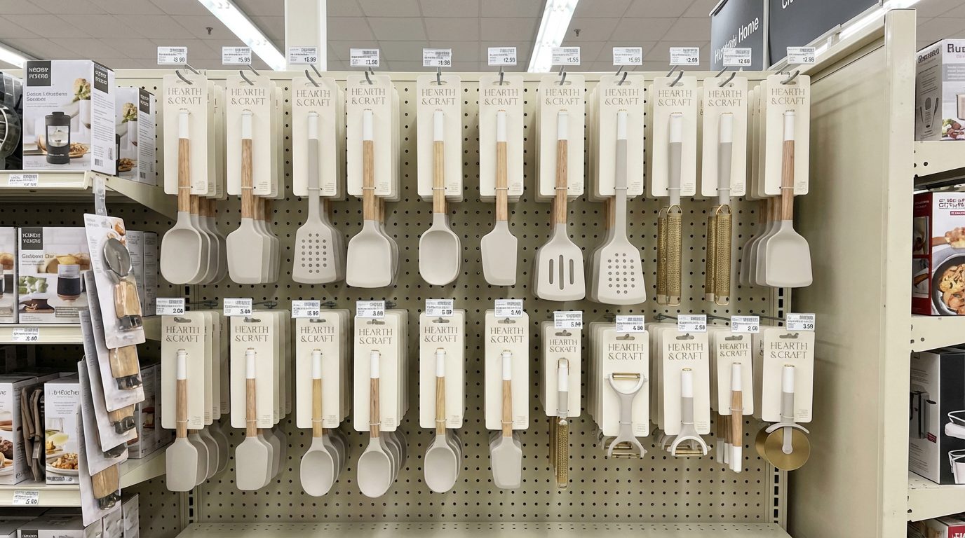 US supermarket shelf display